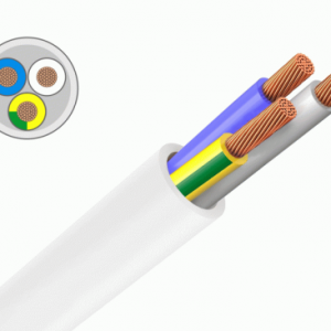 Кабель ПВСнг(А)-LS 3х0,75 белый