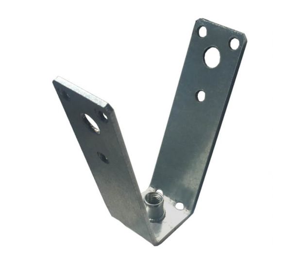 Крепление к профнастилу V-образное